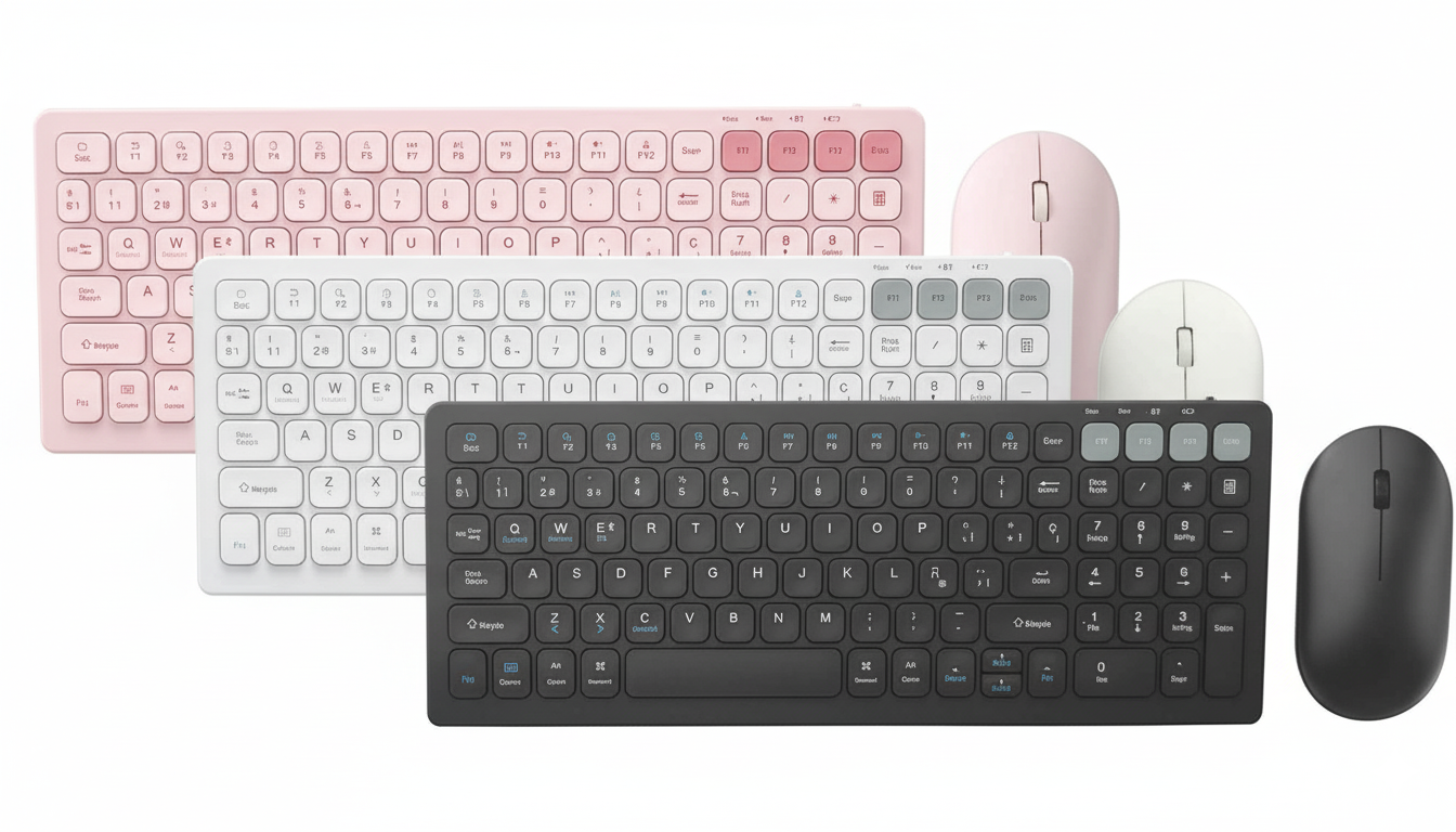 Teclado y Mouse Bluetooth inalambrico Recargable Knup KP-2601
