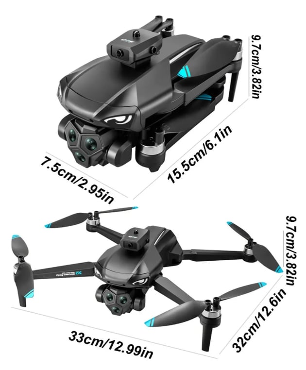 Mini Drone M33 Inteligente HD - Cámara WiFi 2.4GHz + Bolso de Transporte