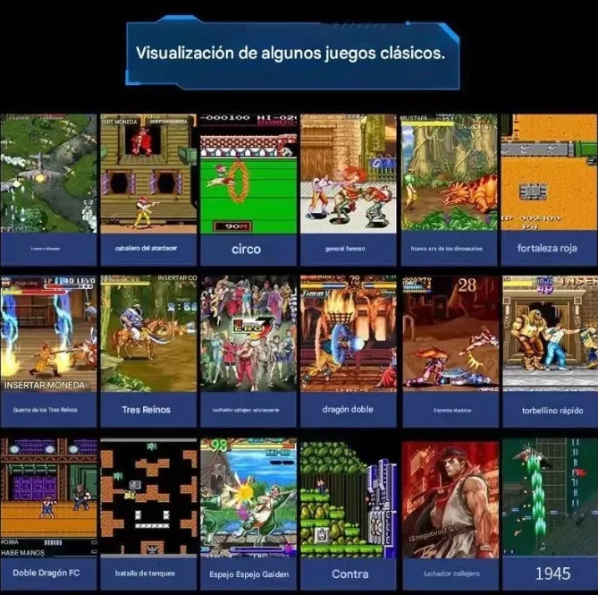 Consola De Juegos Retro Controles Inalambricos 2pcs