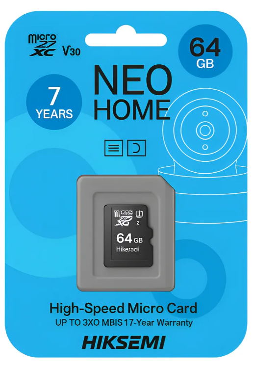 Tarjeta Memoria Micro Sd 64Gb Hiksemi Neo Home