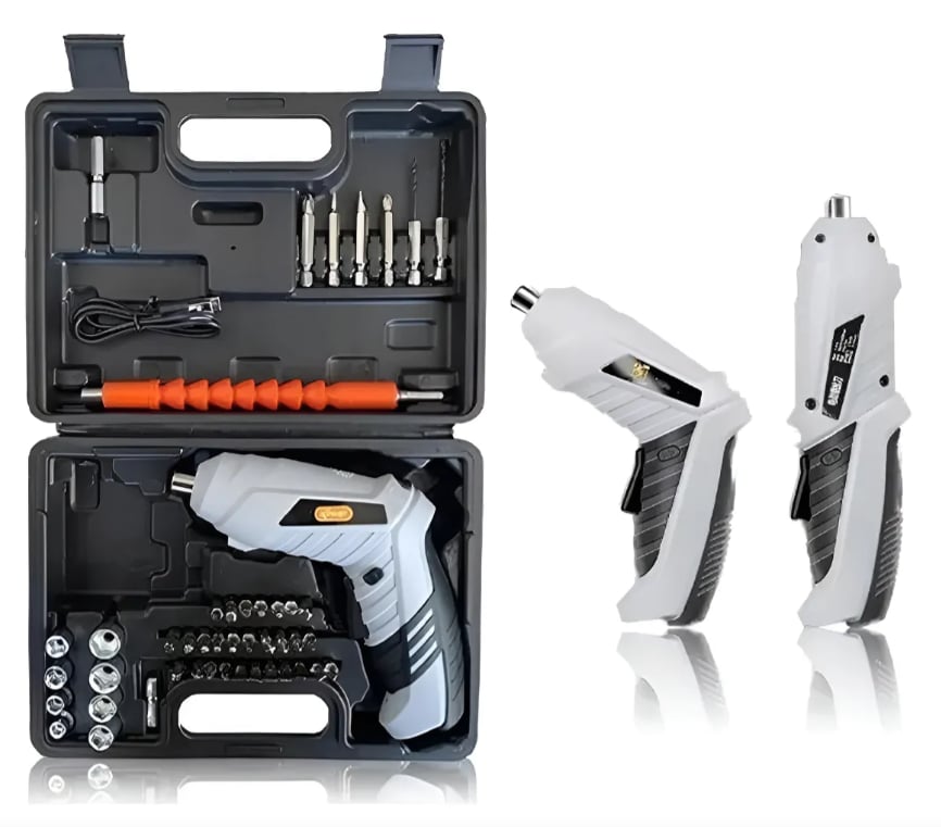 Atornillador Eléctrico Inalámbrico Knup AA038 - Kit 40 Piezas