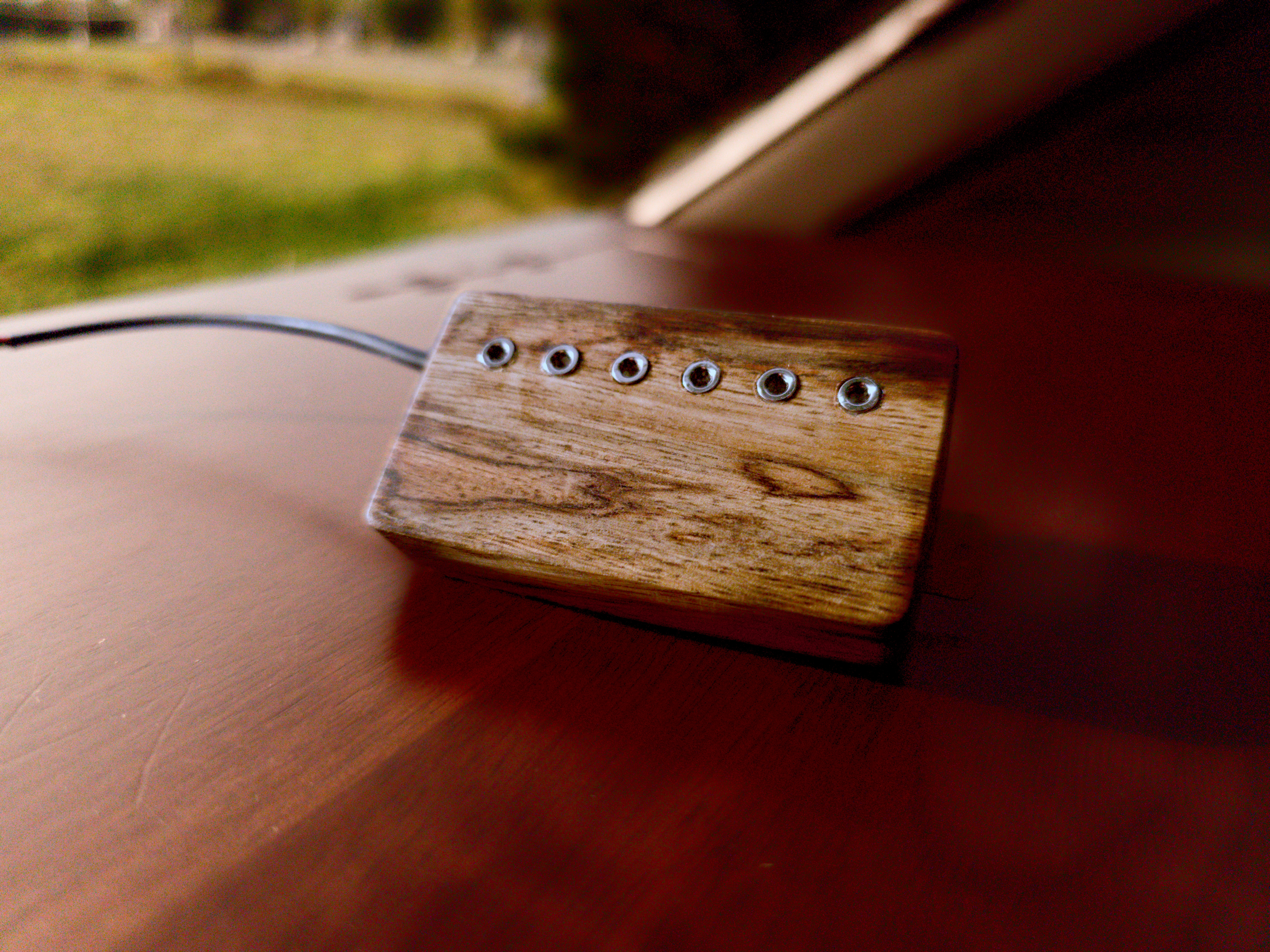 Wooden Humbucker Covers