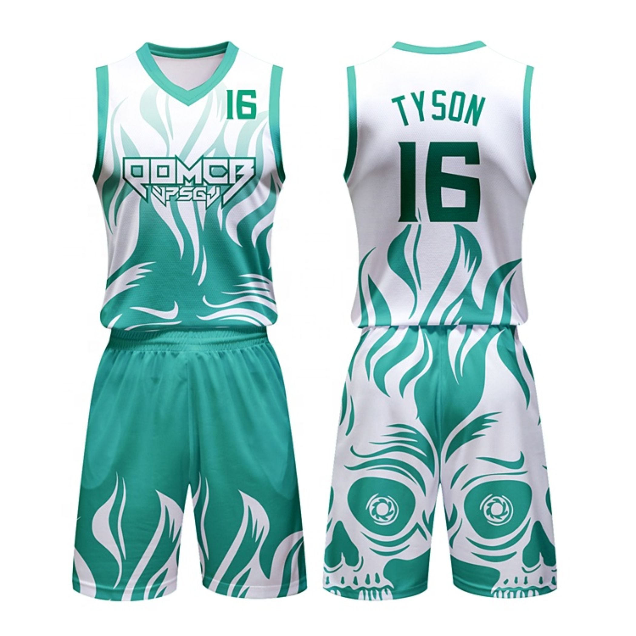 Custom Sublimated Basketball Uniform Set