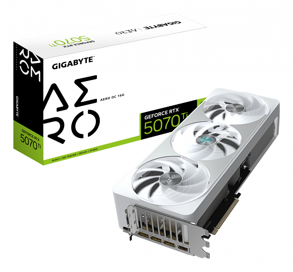 Tarjeta de Video Gigabyte NVIDIA GeForce RTX 5070 Ti AERO OC