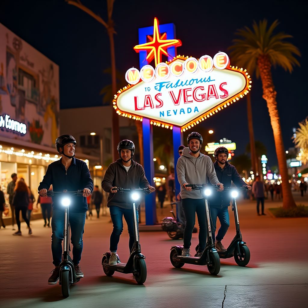 Vegas Legendary E-Scooter Night Tour