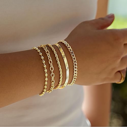 Gold Plated Bracelets for Women,