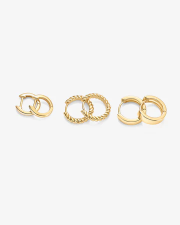 Oasis Huggie Earring Pack