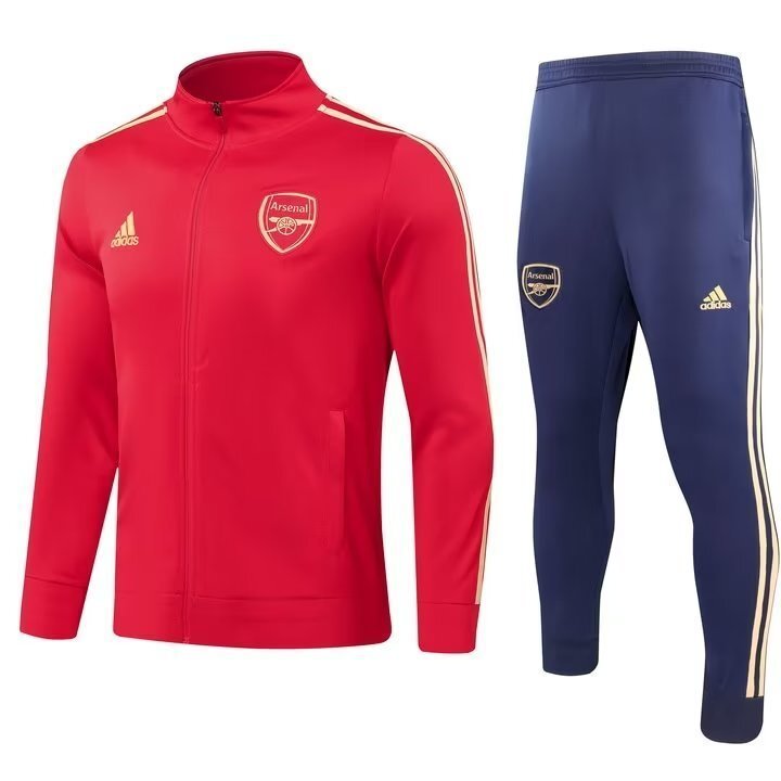 🔴⚪ Arsenal × adidas — Full Kit de Entrenamiento Full Zipper