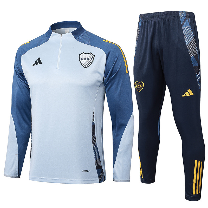 🔷 Kit Entrenamiento Boca Juniors | ½ Zipper — Adidas Performance