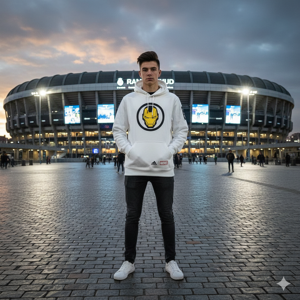 🧥 Hoodie de Entrenamiento — Real Madrid (adidas)