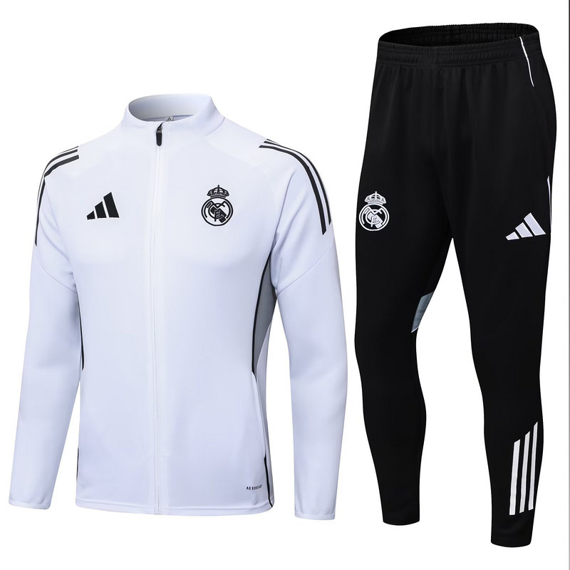 ⚪⚫ Kit de Entrenamiento — Real Madrid ⚽ x adidas