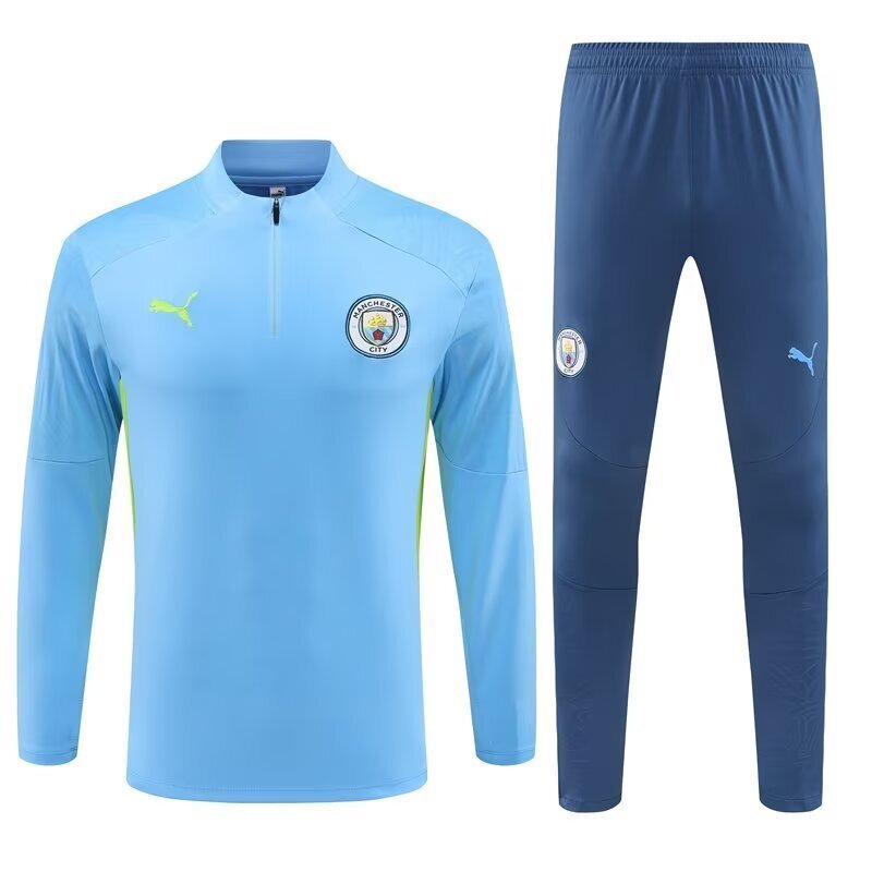 🔷 Kit Entrenamiento Man City | ½ Zipper — Puma Performance