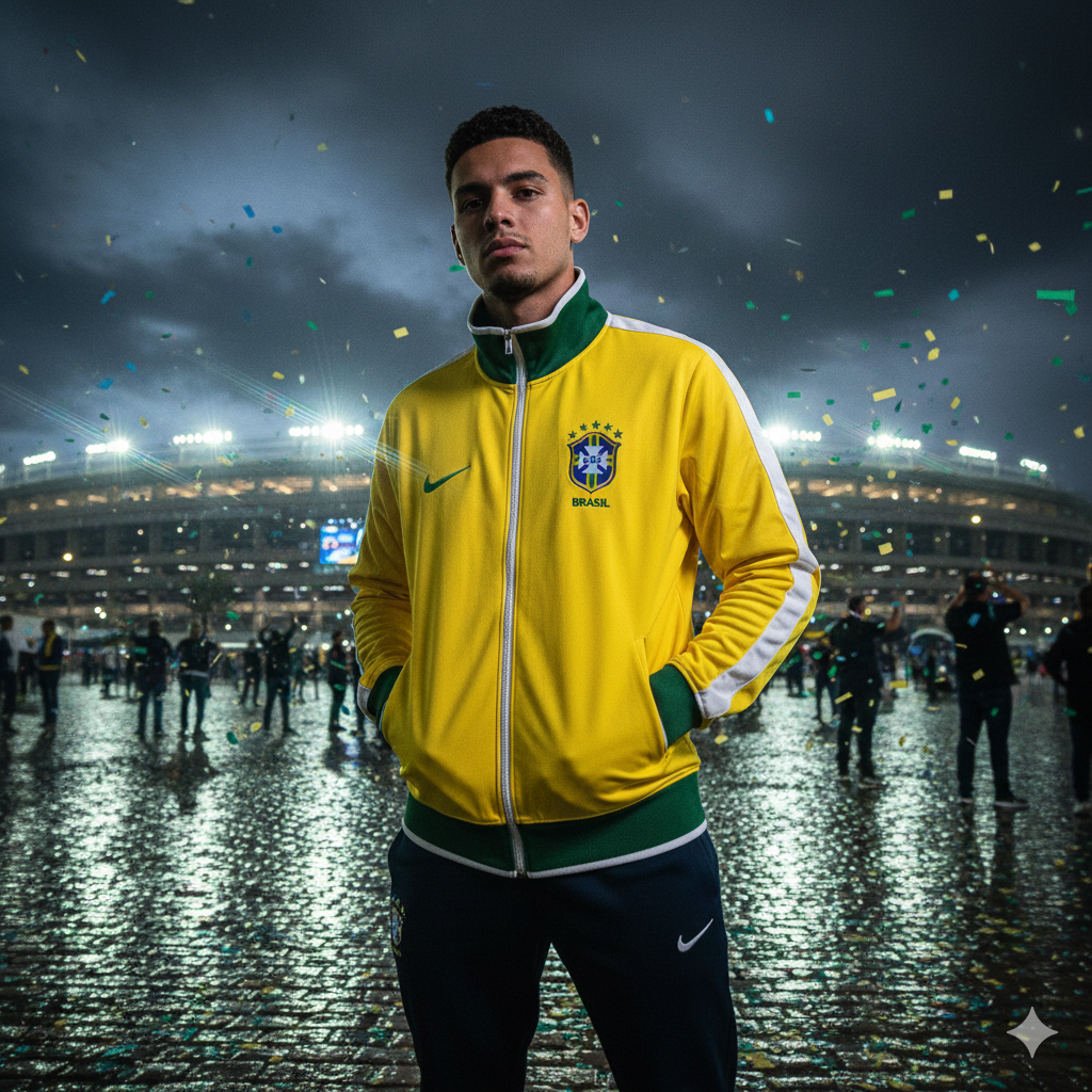 💨🧥 Brasil x Adidas — el viento no juega, tú sí