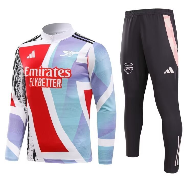 🔴⚪ Kit Entrenamiento Arsenal FC | ½ Zipper — Adidas