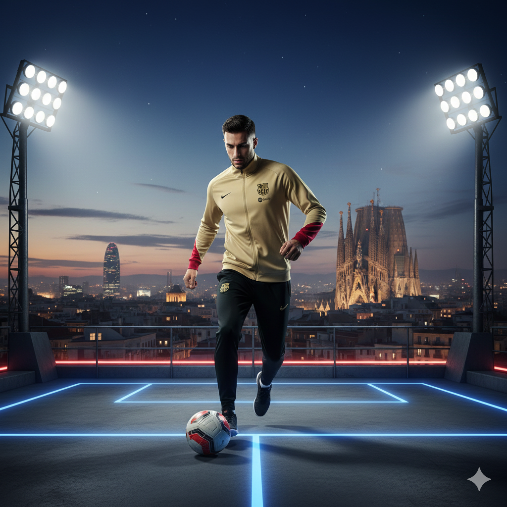 🔷⚽ Kit de Entrenamiento FC Barcelona – Full Zipper