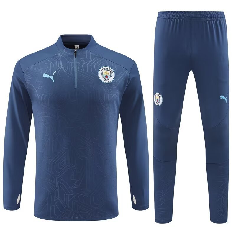 🔷 Kit Entrenamiento Man City | ½ Zipper — Puma Performance