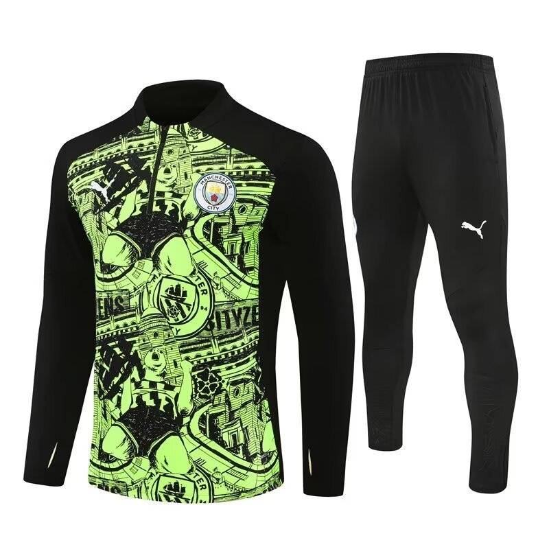 🔷 Kit Entrenamiento Man City | ½ Zipper — Puma Performance