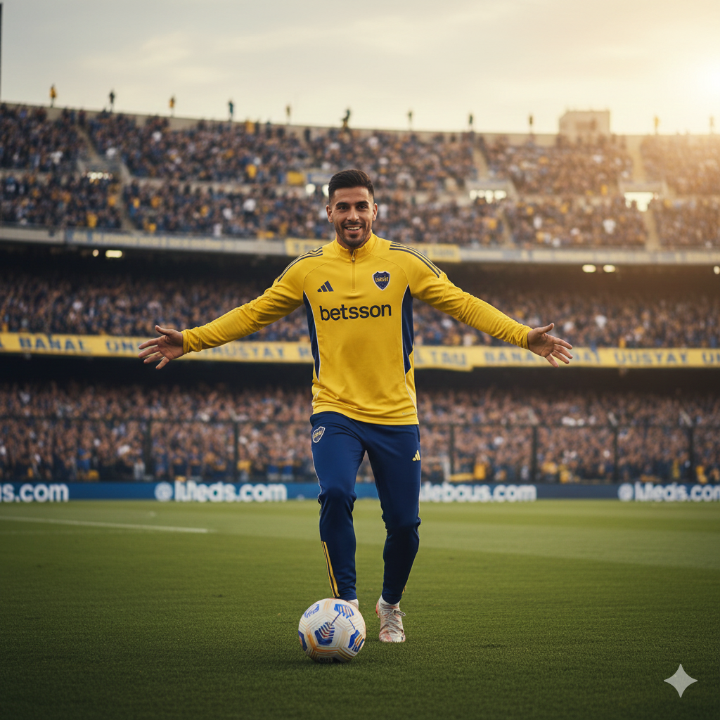 🔷 Kit Entrenamiento Boca Juniors | ½ Zipper — Adidas Performance