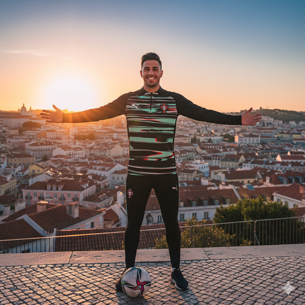 🇵🇹 Kit Entrenamiento Portugal | ½ Zipper — Puma Performance