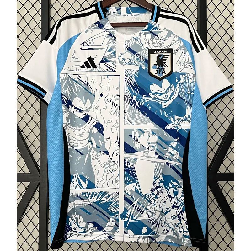 💙⚡ Camisa Japón Edición Especial Dragon Ball – Vegeta Manga Style ⚽🎌