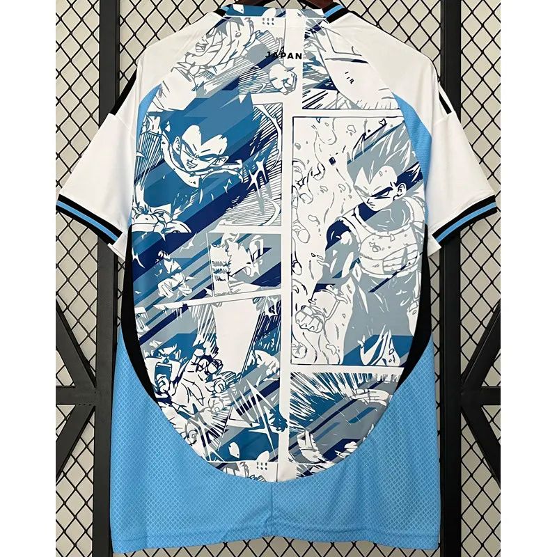 💙⚡ Camisa Japón Edición Especial Dragon Ball – Vegeta Manga Style ⚽🎌