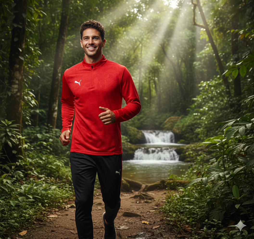 🔴 Kit de Entrenamiento ½ Zipper — Puma Performance