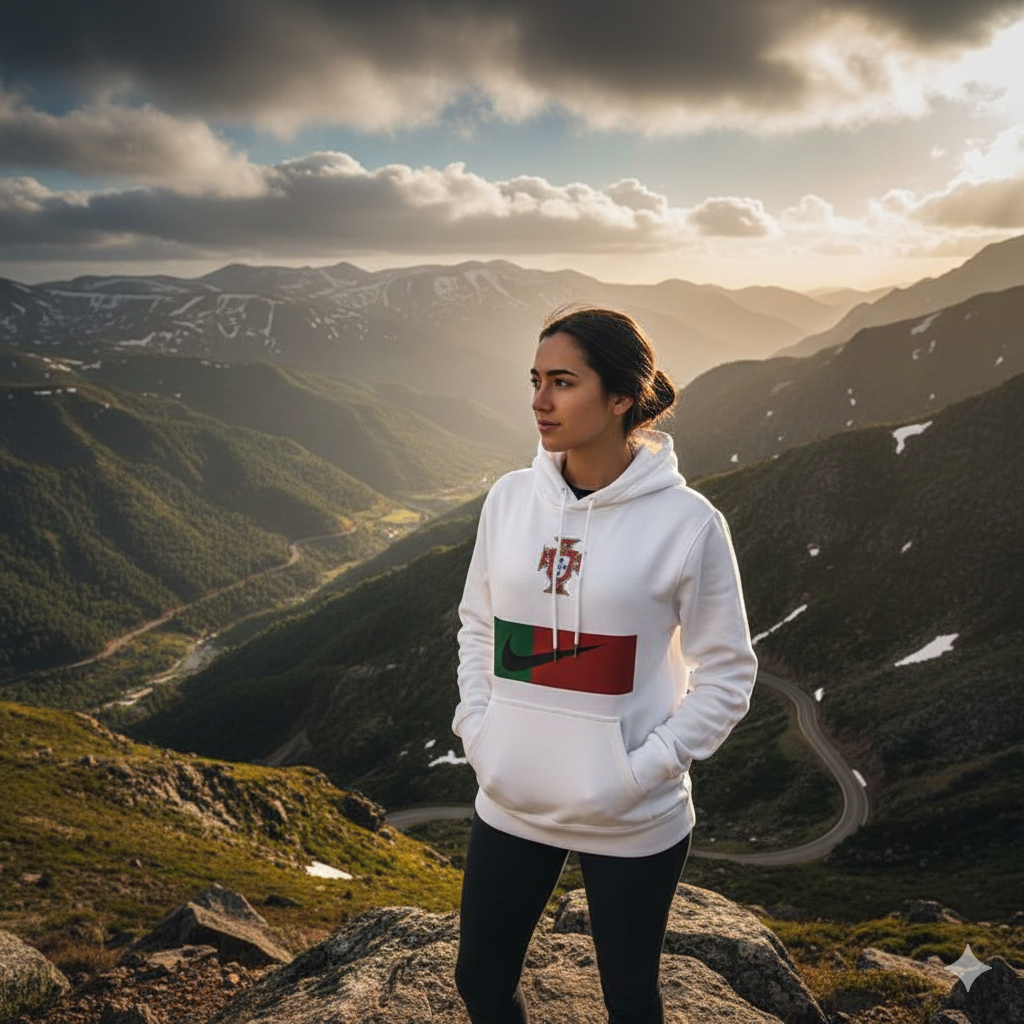 🧥 Hoodie de Entrenamiento — Selección de Portugal (Nike)