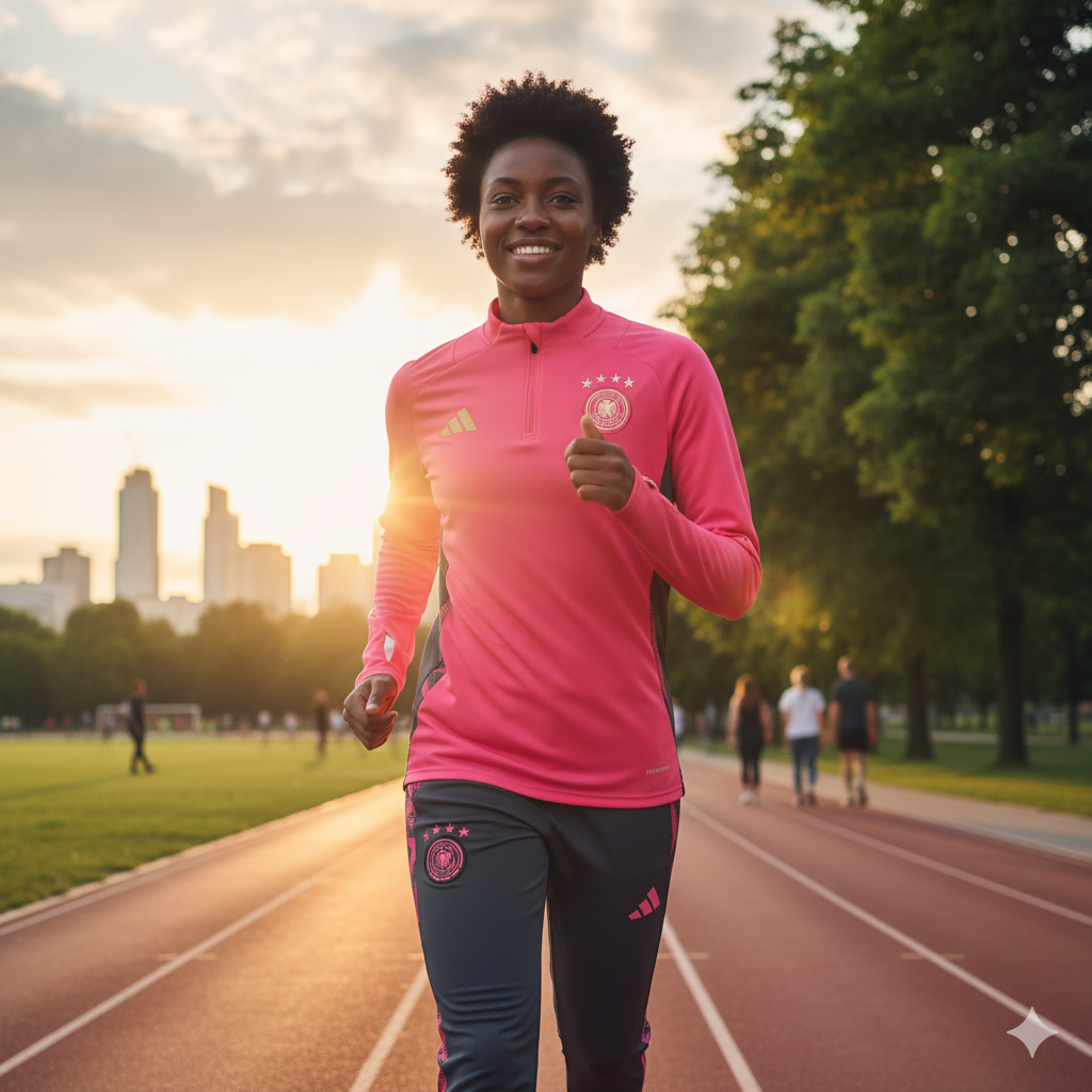 ⚫⚪ Kit Entrenamiento Alemania | ½ Zipper — Adidas Performance