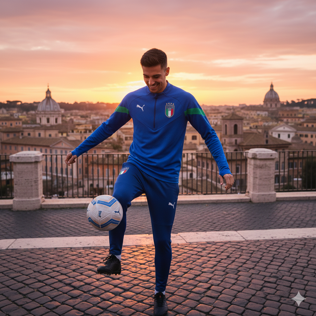 🇮🇹 Kit Entrenamiento Italia | ½ Zipper — Puma Performance