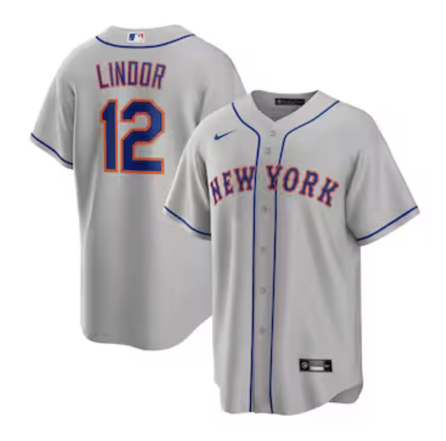 🗽 New York Mets – Lindor #12 Road Edition