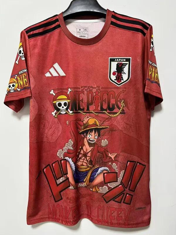 🏴☠️🔥 Camisa Japón Edición Especial One Piece – Monkey D. Luffy ⚽🎌