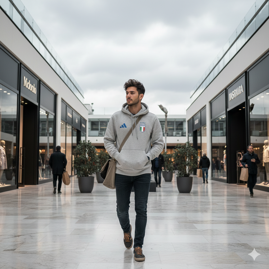 🧥 Hoodie – Selección de Italia x adidas