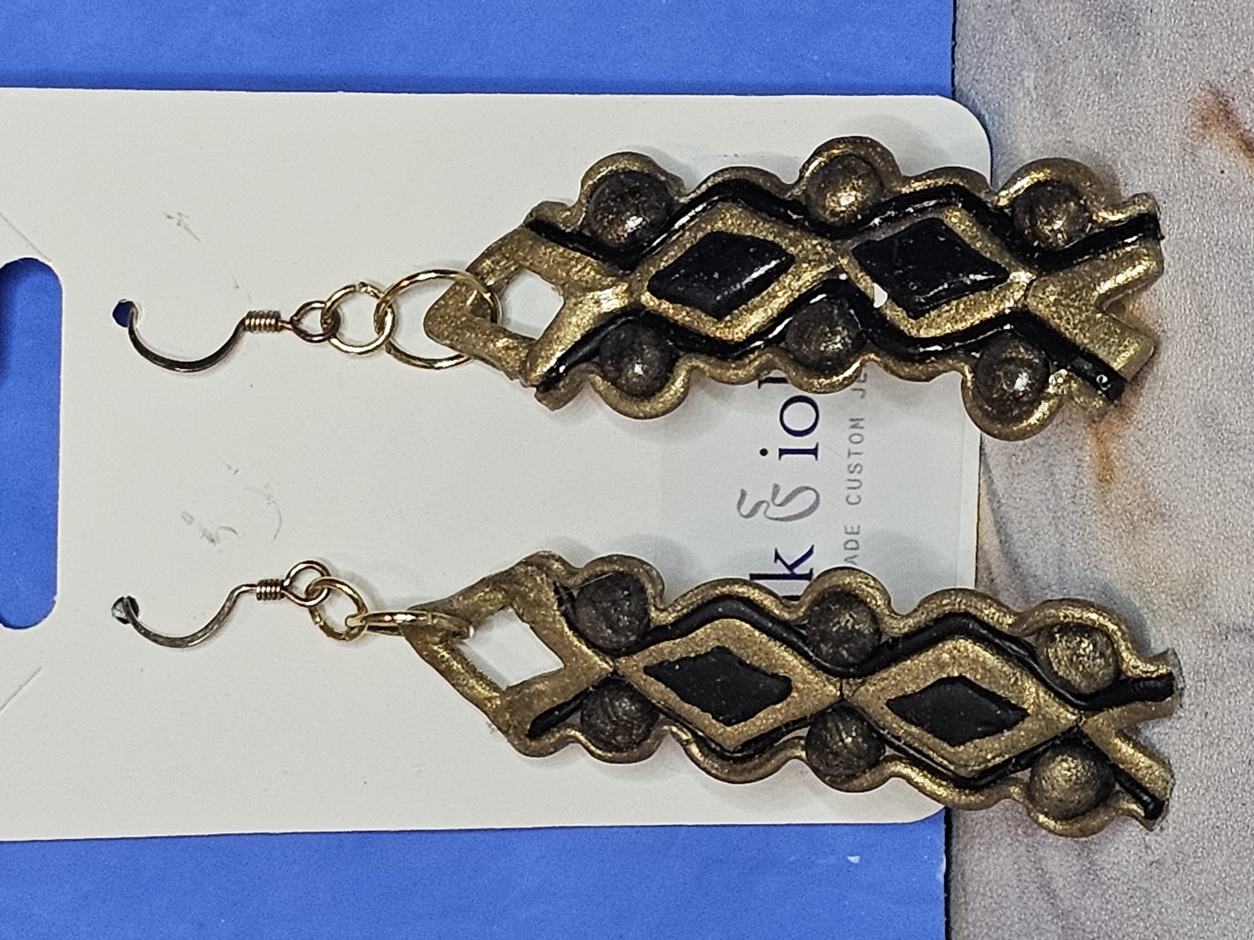Black and Gold ZigZags
