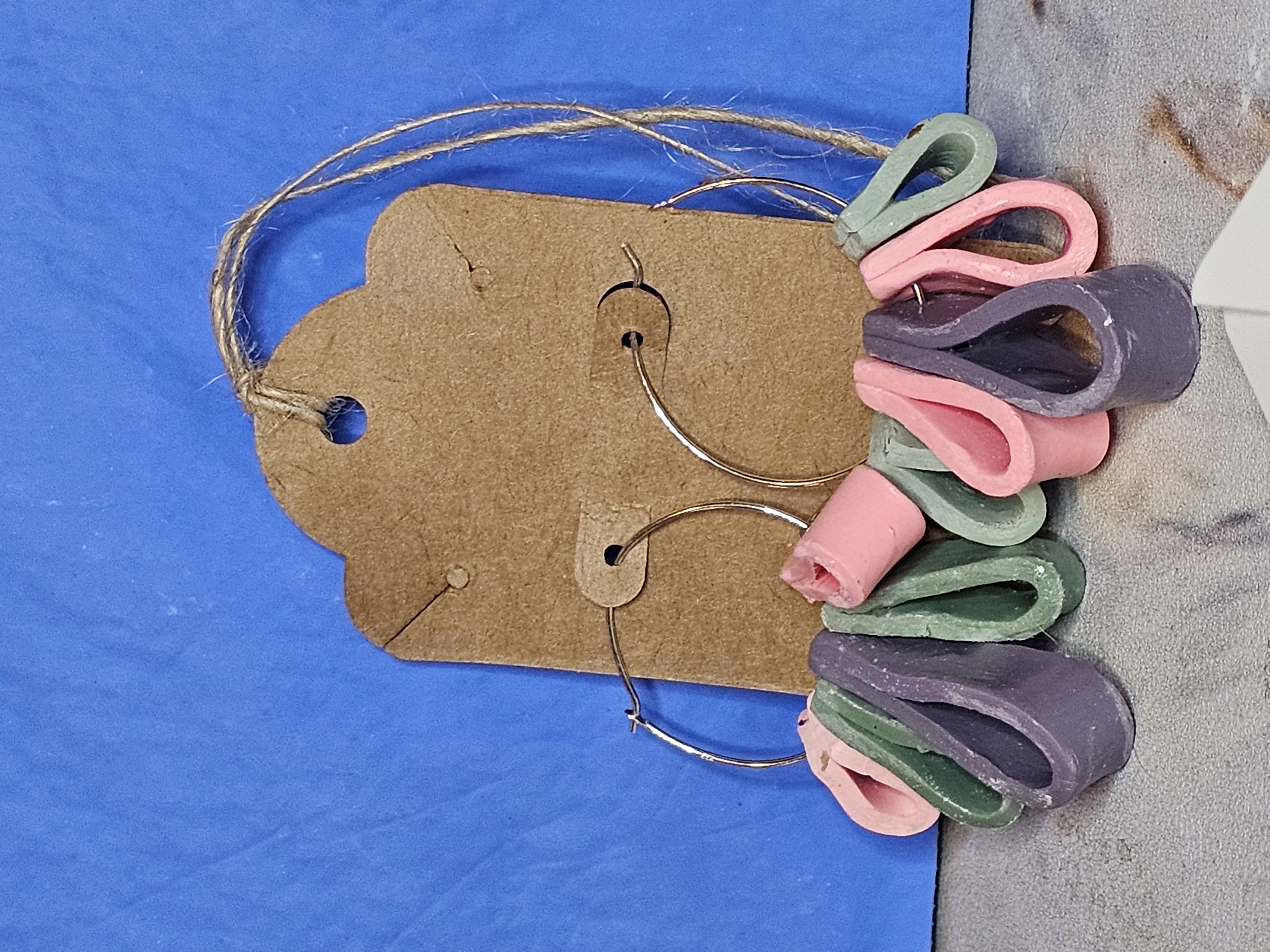 Folded Clay Hoops