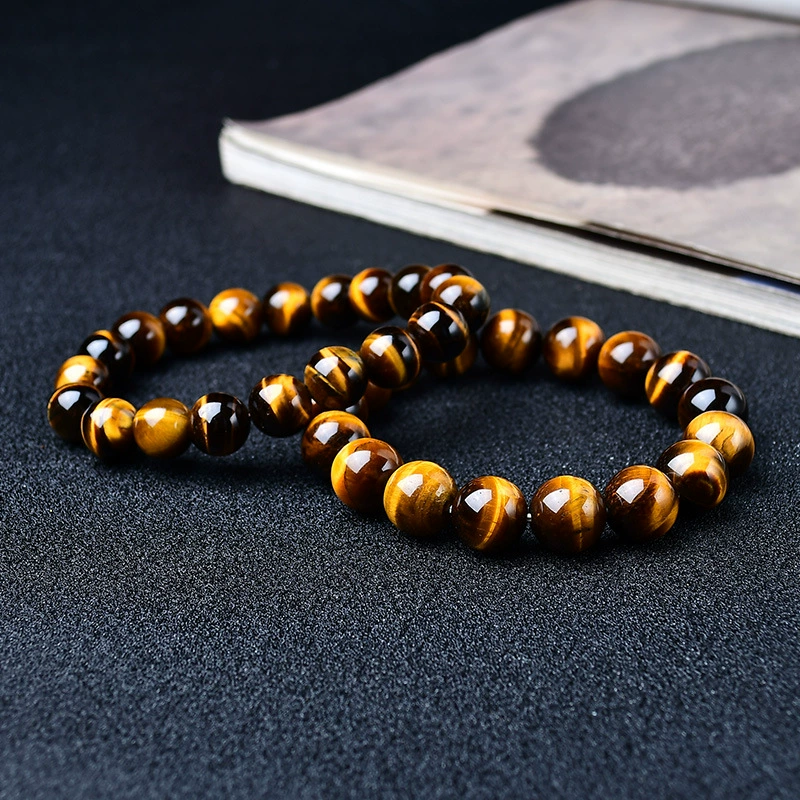 Earth Energy Tiger Eye Bead Bracelet