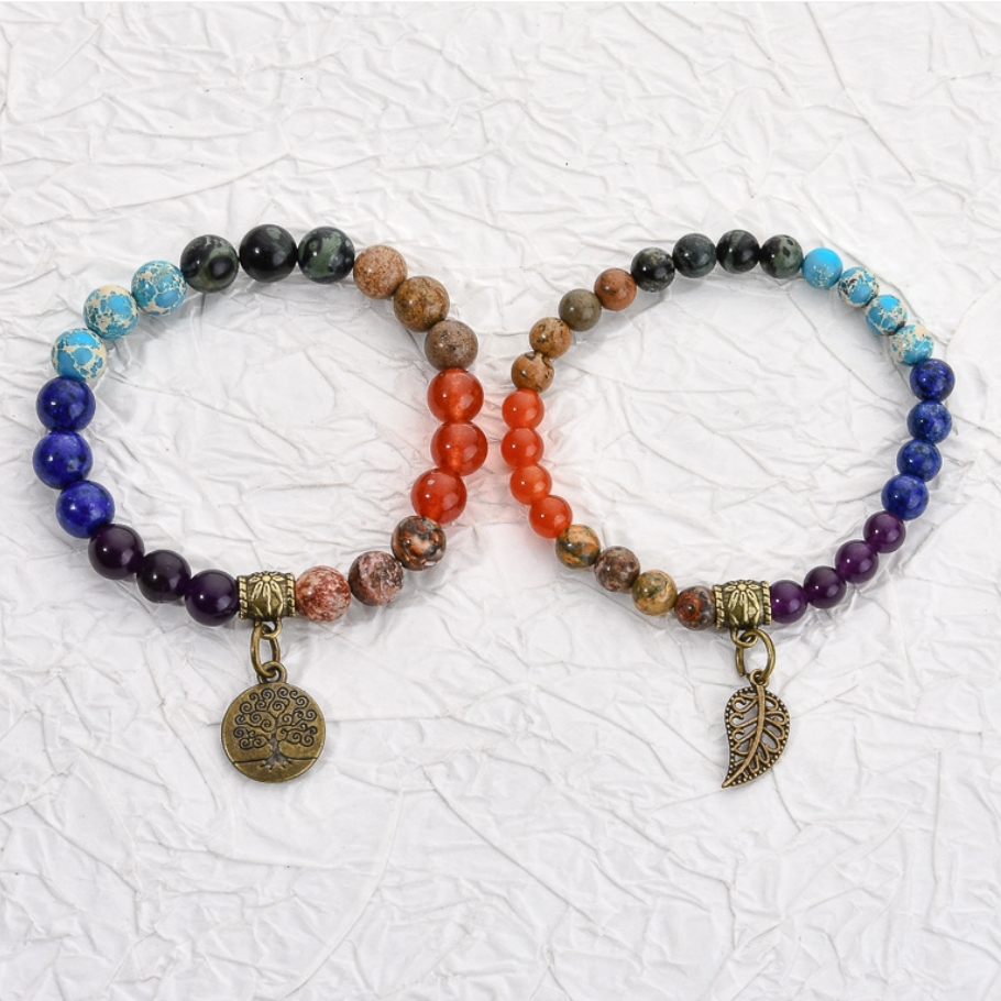 Five Elements Balance Beaded Bracelet Set