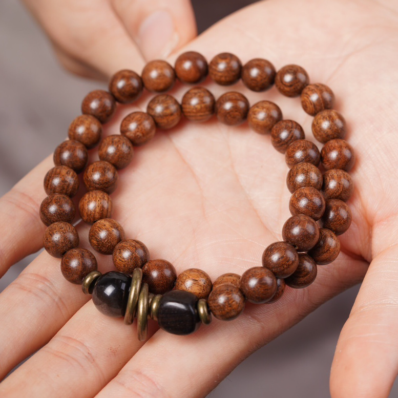 Wood Energy Bead Bracelet
