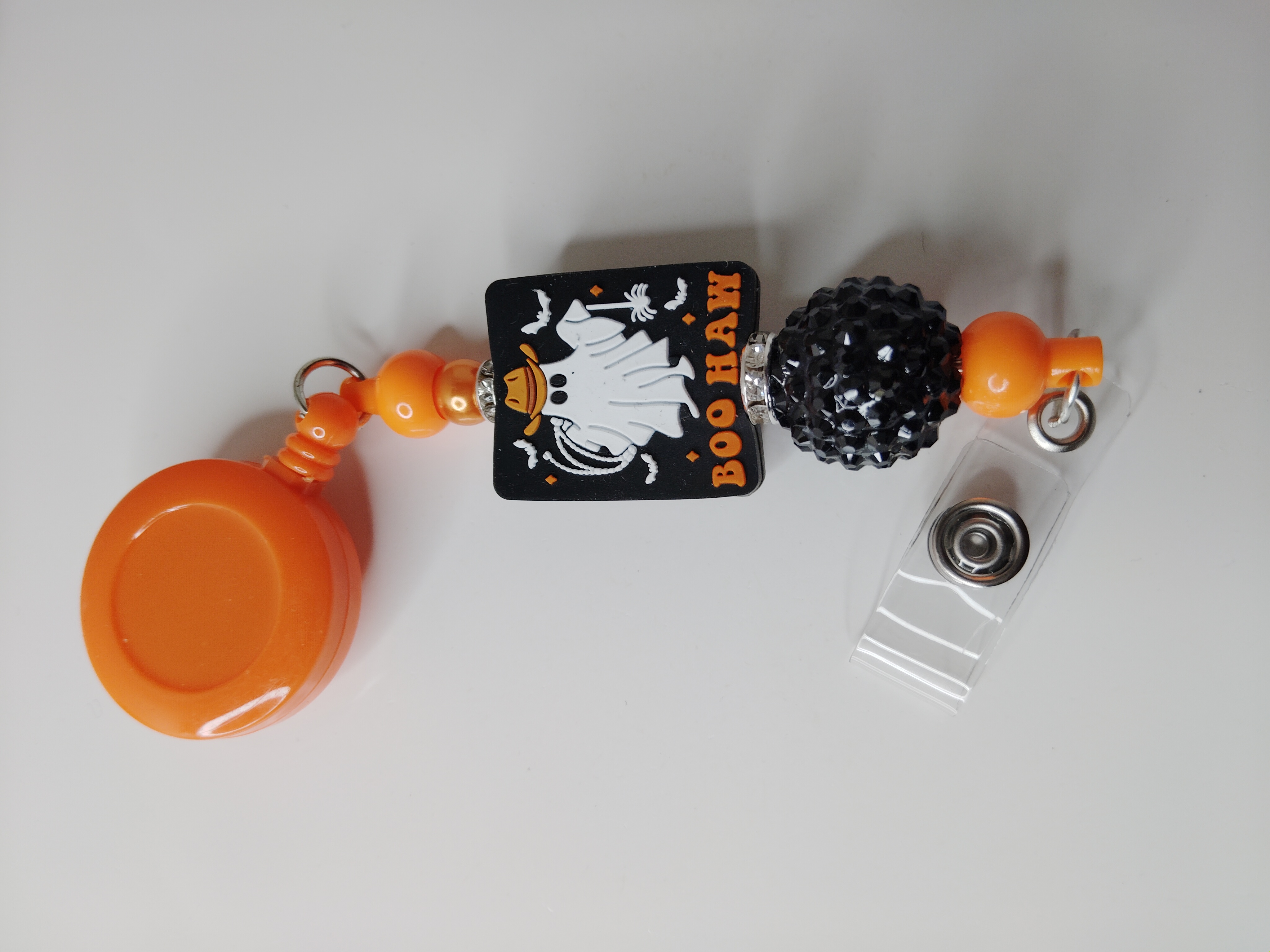 Halloween Boo Retractable Badge Reel