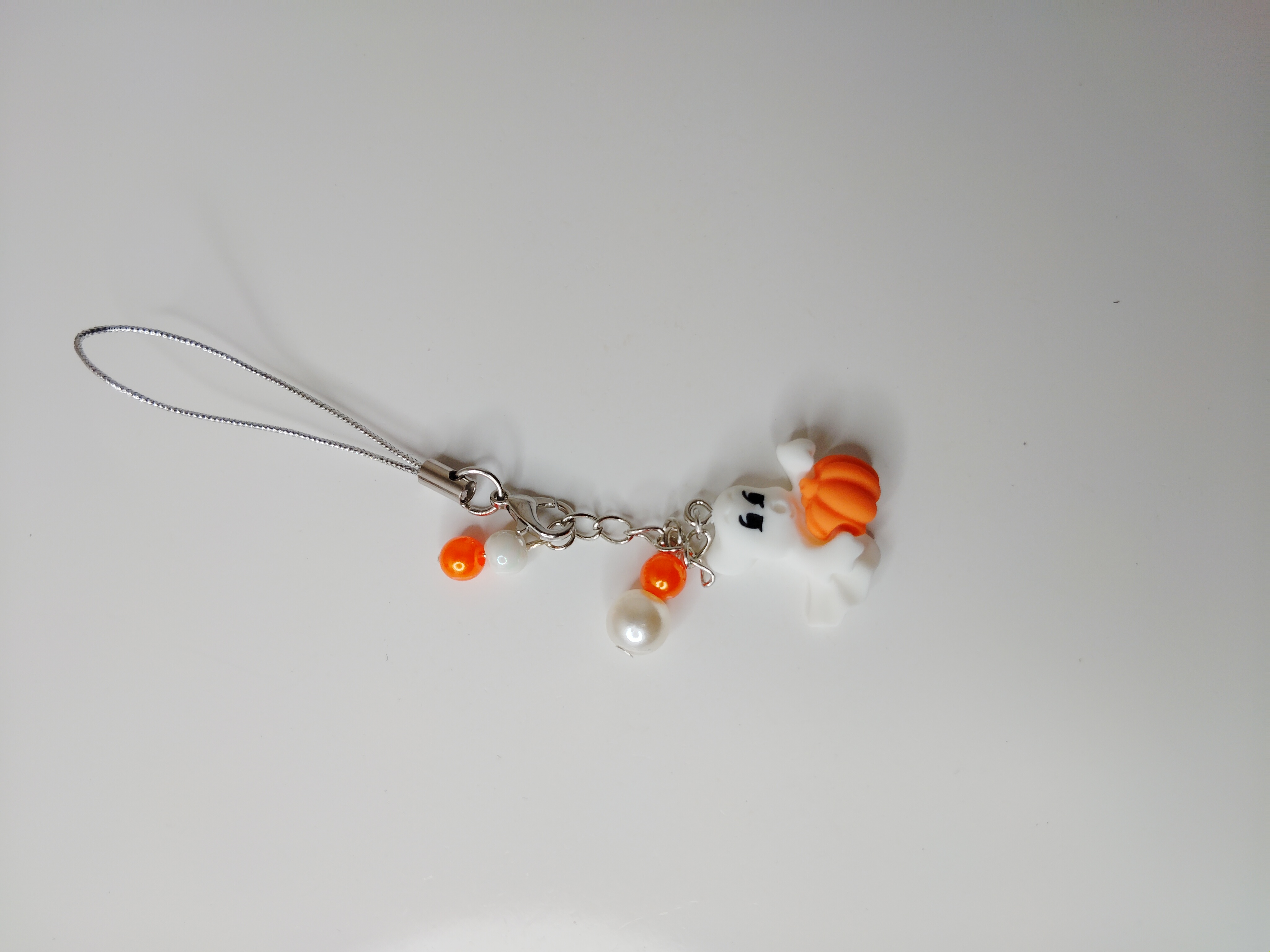Ghost Halloween Phone Charm