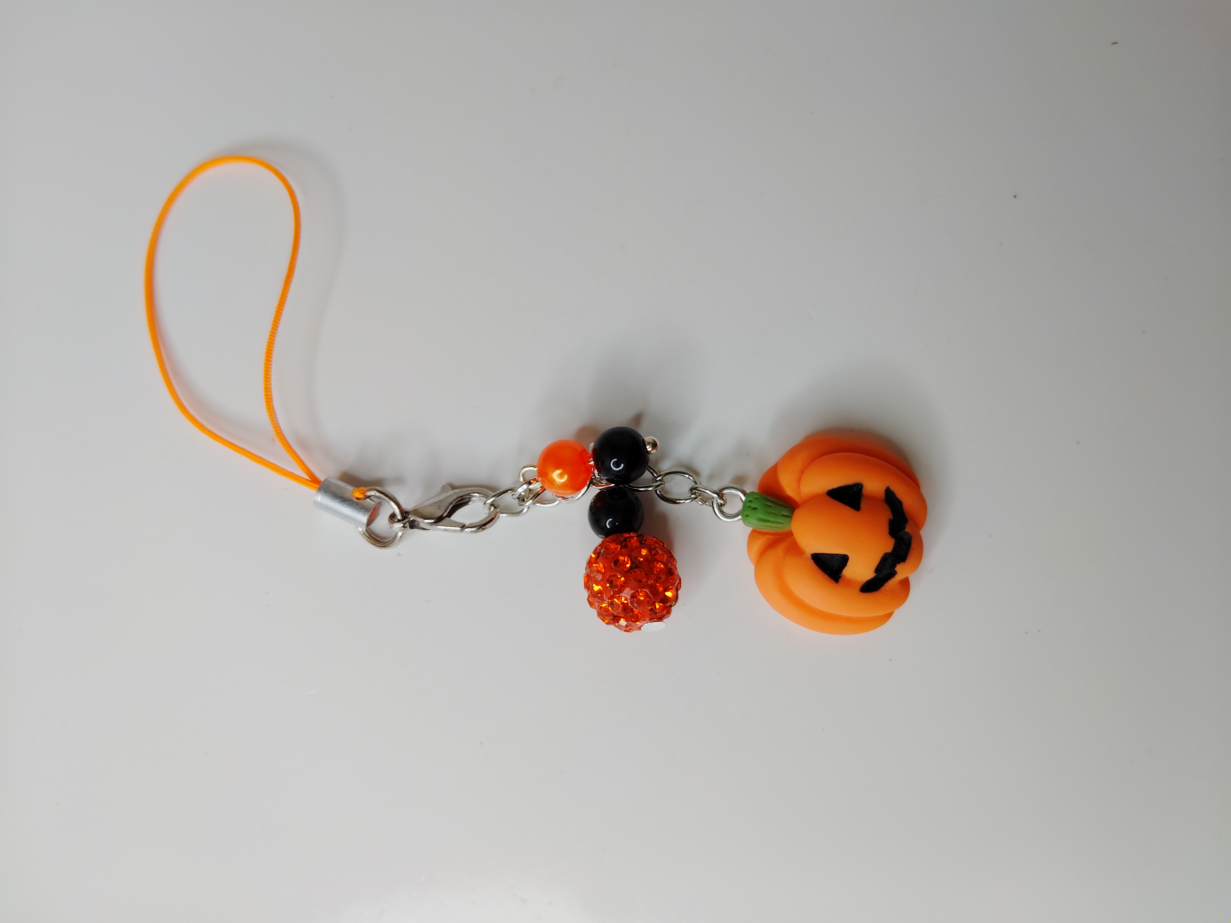 Halloween Pumpkin Phone Charm