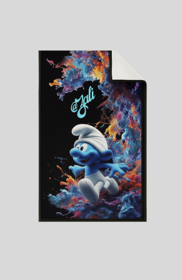 Smurf Towel & Shirt