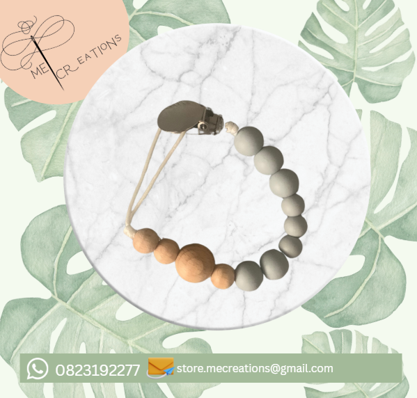 Silicon dummyclip - Grey