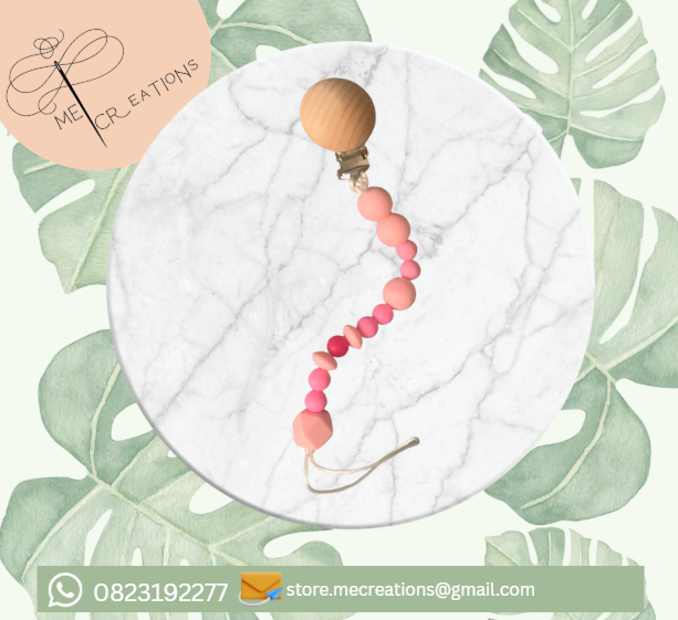 Silicon Dummy Clip - Shades of pink