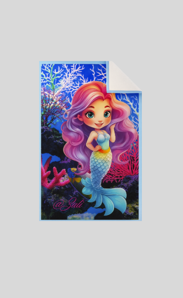 Mermaid towel & cap