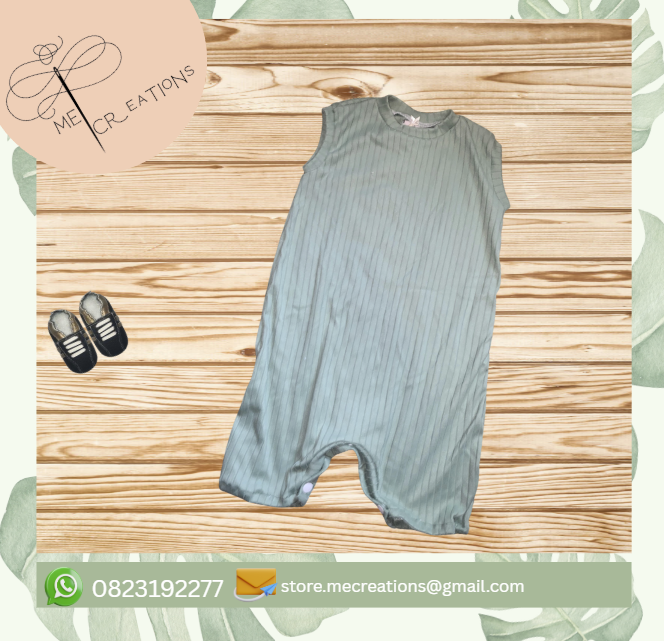 Sleeveless Sage Romper