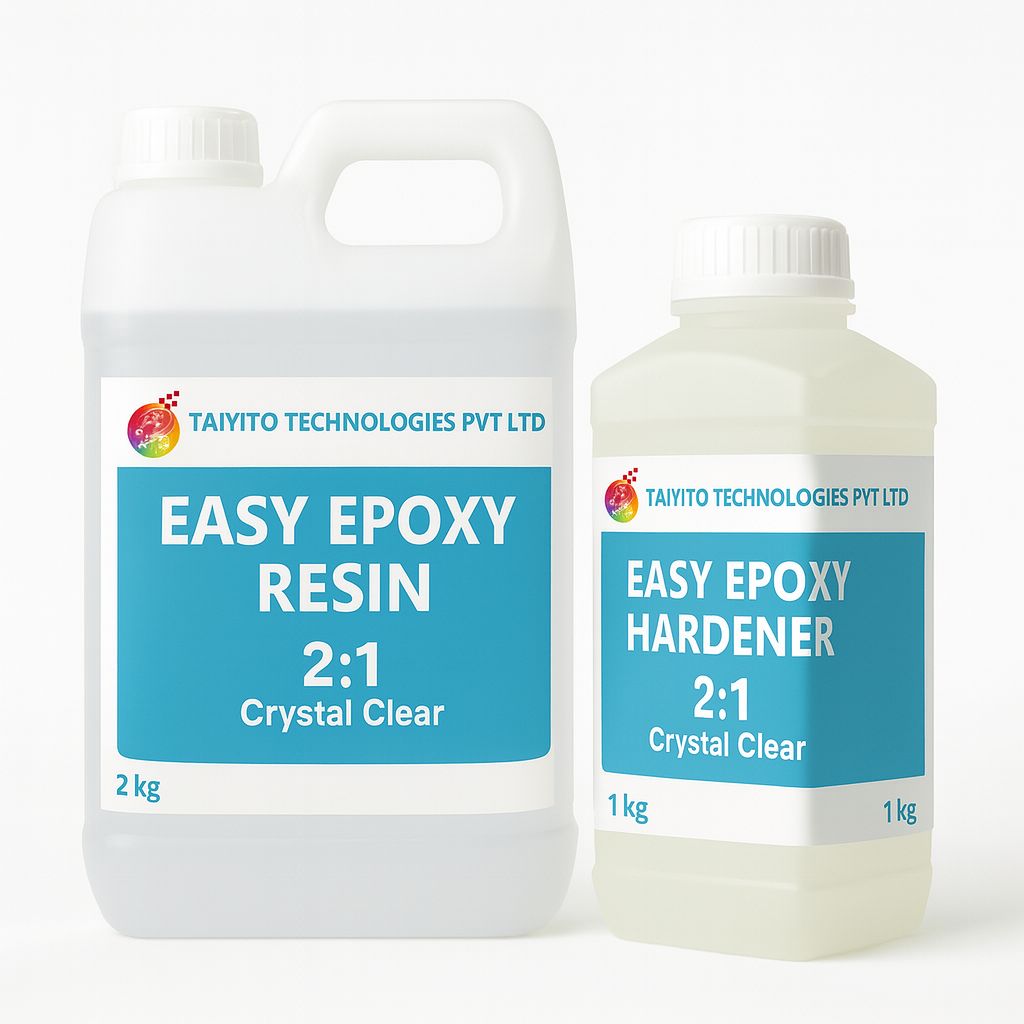 Easy Epoxy Resin and Hardener Set ( 2Kg resin+ 1Kg Hardener )