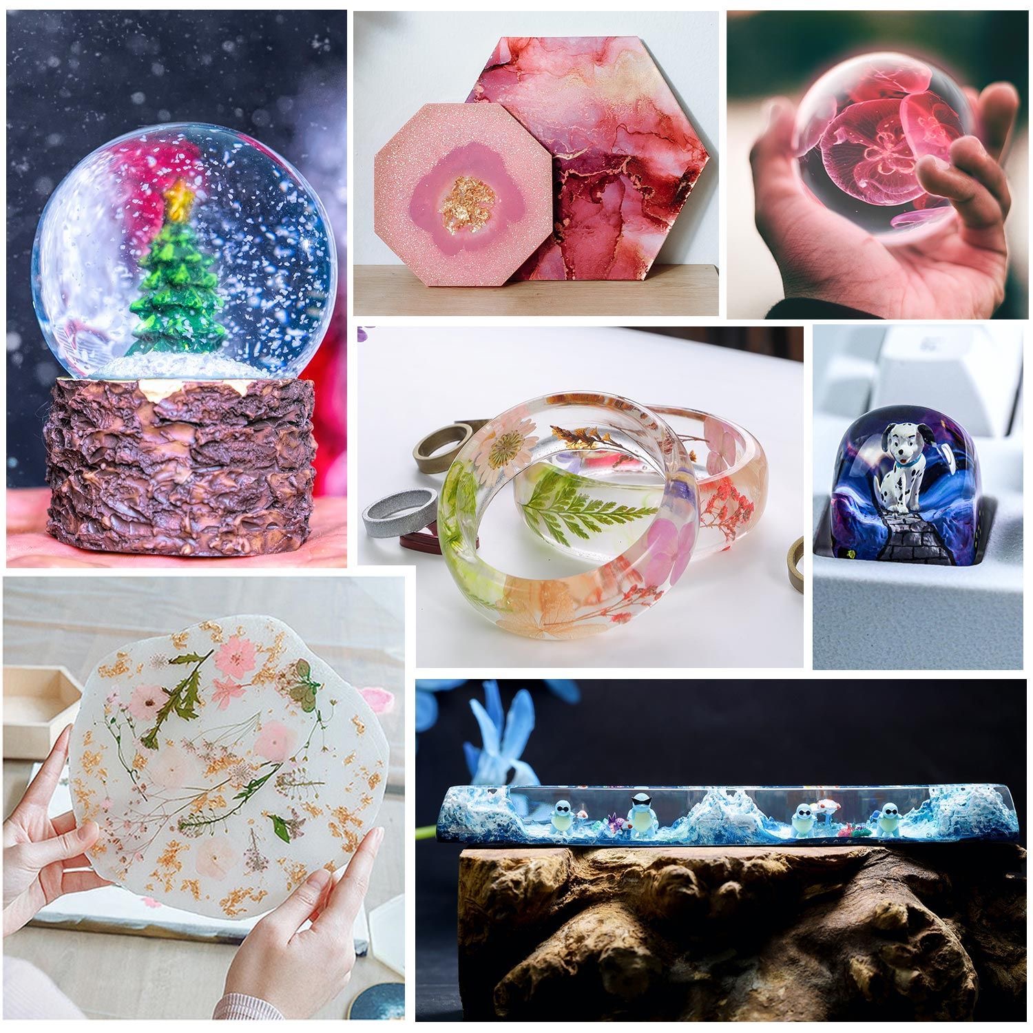 Easy Epoxy Resin and Hardener Set 1:1 (2 Kgs)