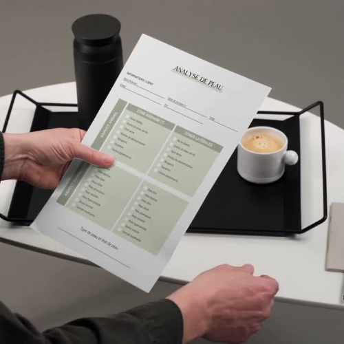 Analyse de peau – Fiche professionnelle