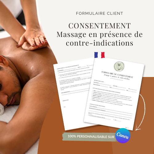 Formulaire de consentement – Massage en présence de contre-indications