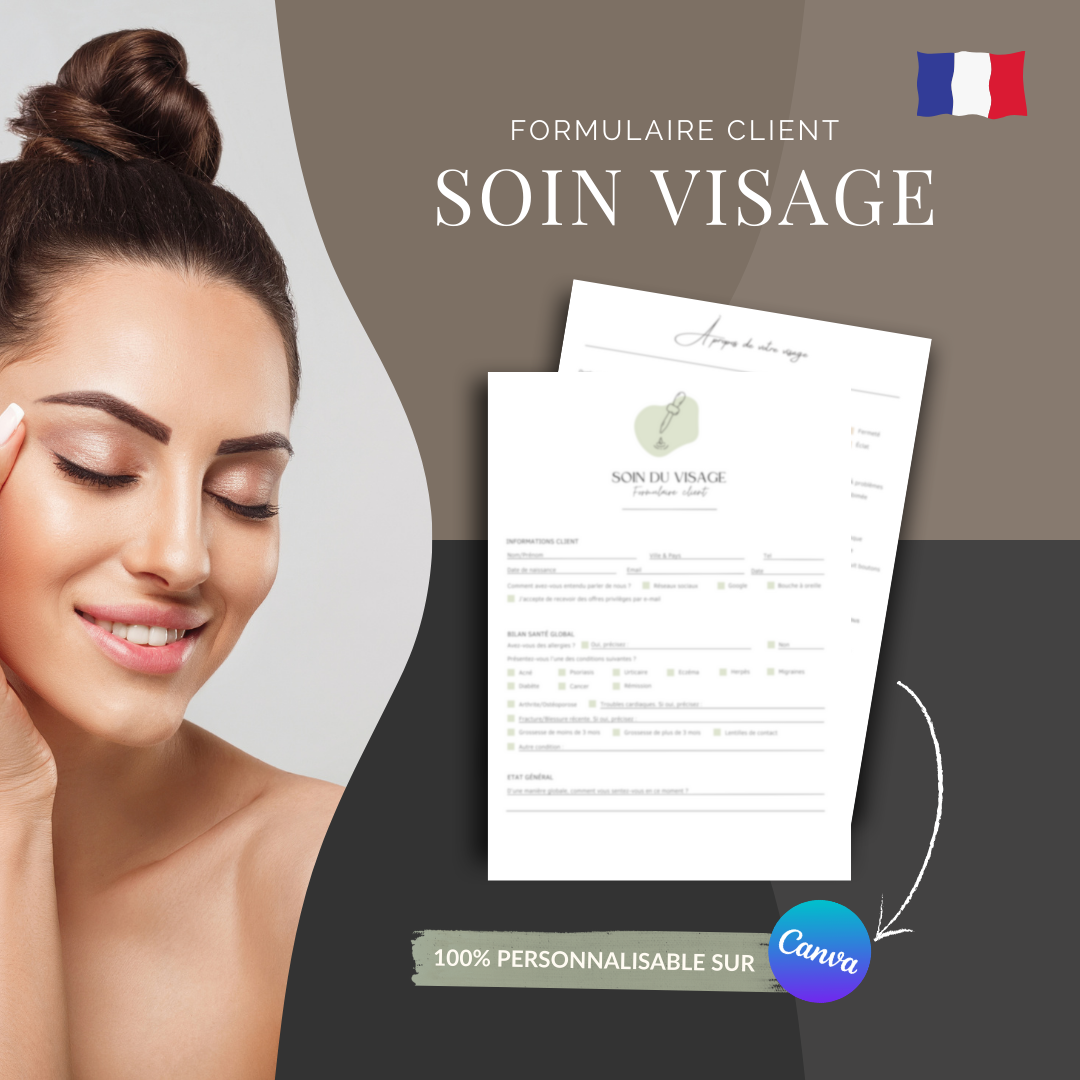 Formulaire Client- Soin visage
